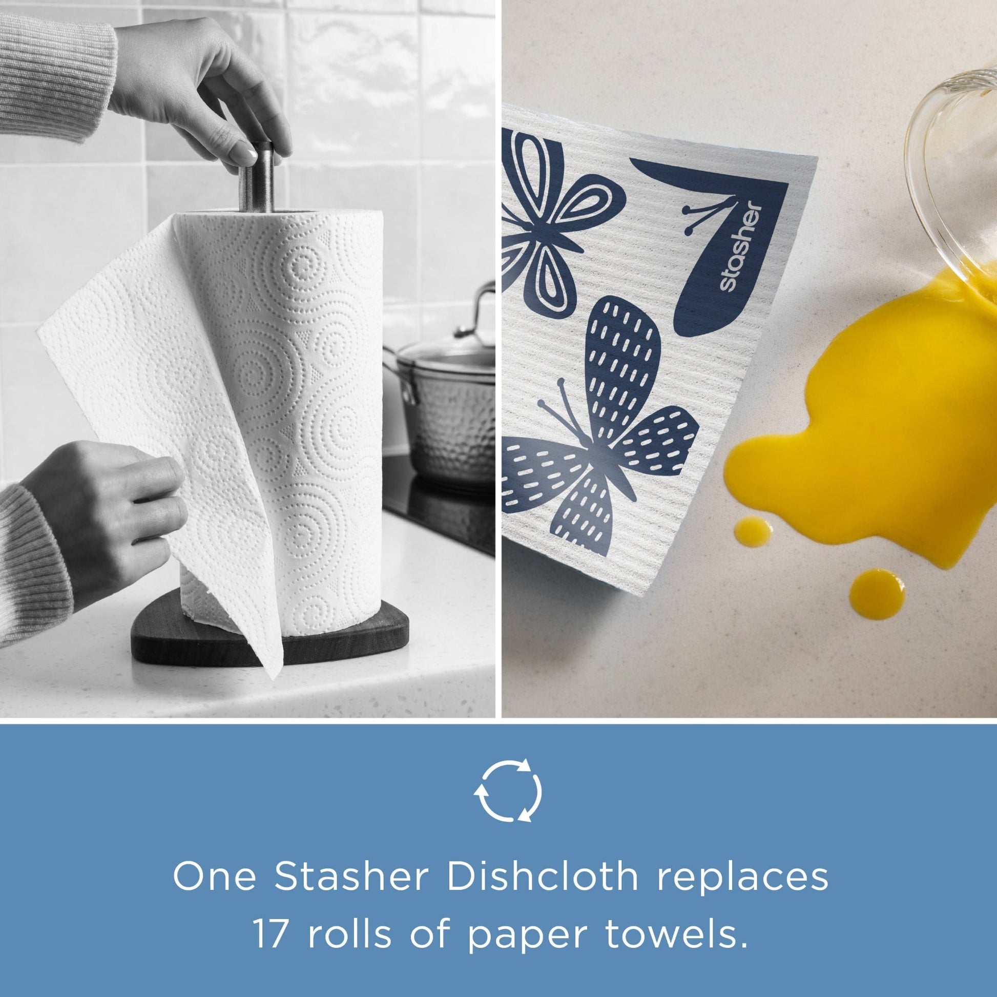 Reusable Swedish Dishcloth 3-Pack